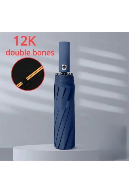 مظلة أوتوماتيكية بالكامل مصنوعة من مركب من الألياف المعدنية 12K B 12 Bone Black Glue مع عارضة سميكة ومتينة
