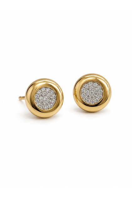 Serel Bloom Xuping Women's Steel Earrings Non-Tarnish Rose Gold Color
