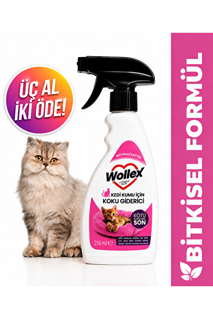 WOLLEX Kedi Kumu Ve Tuvaleti Koku Giderici, Doğal idrar Ve Çişi