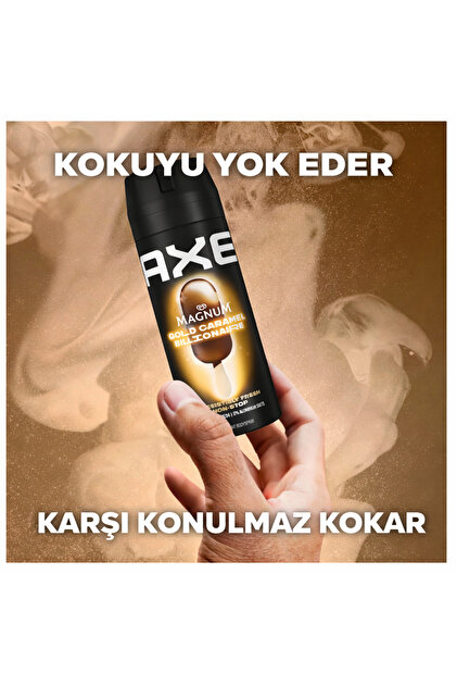 Axe Magnum Gold Caramel Billionaire Erkek Deodorant Bodyspray 150