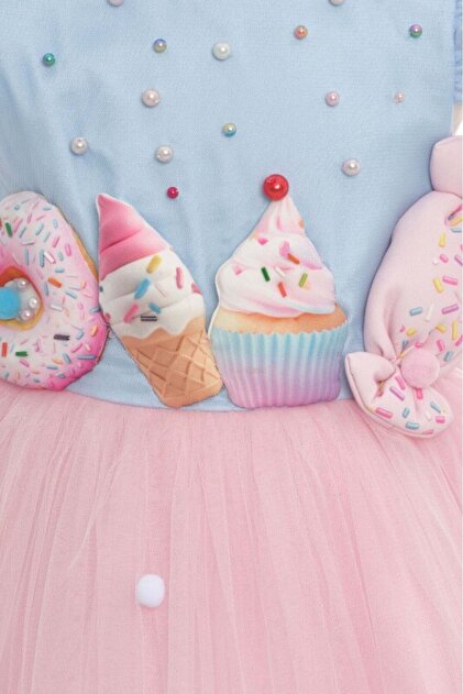 ice cream tulle dress Lola + The Boys Ice Cream Shimmer Tulle Dress, 10