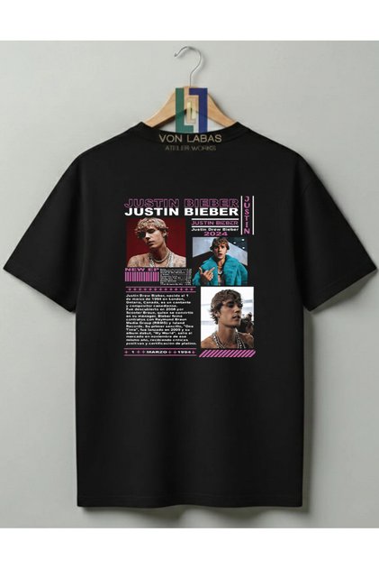 Justin Bieber Designed Unisex Premium Cotton T-Shirt