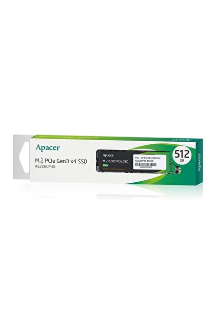 Apacer AS2280P4X-1 512 GB 2100-1500 MB/s M.2 PCIe Gen3x4 SSD