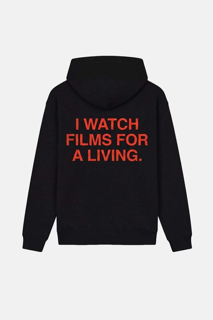 I Watch Films for a Living Hoodie - Black