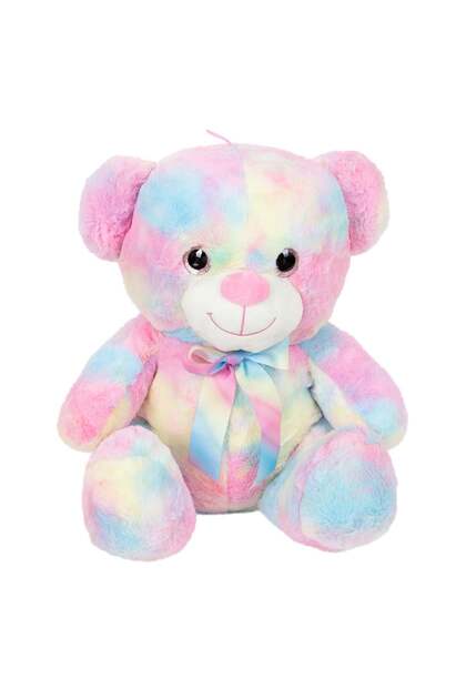 Ursulet de plus, Puffy Friends, Curcubeu, 45 cm