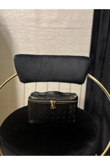 Fermuarlı Minimal Mini Çanta Siyah