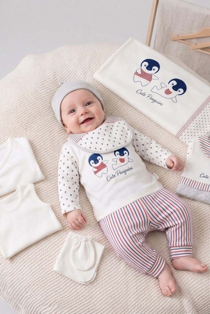 10 Piece Hospital Release Set 100% Cotton Premium Quality
