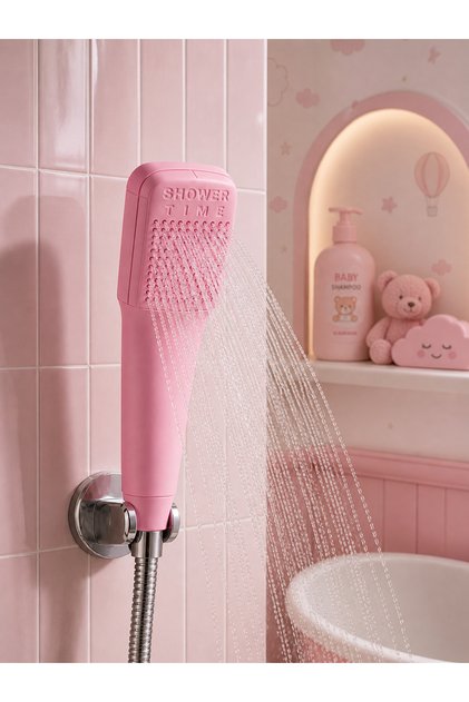 SHOWER TIME Renkli Duş Başlığı | Güçlü Su Akışı | Modern Tasarım El Duşu