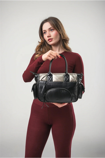 Women's Crossbody Handbag Daily Stylish Use Lightweight Modern Design Black 18105