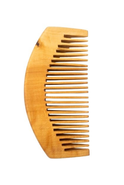 Natural Boxwood Comb Oval