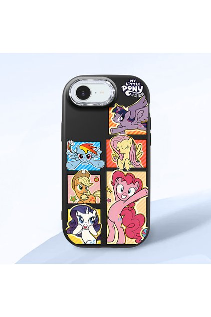Black Silicone Case Compatible with iPhone 16E with Shock-Absorbing Camera Protections