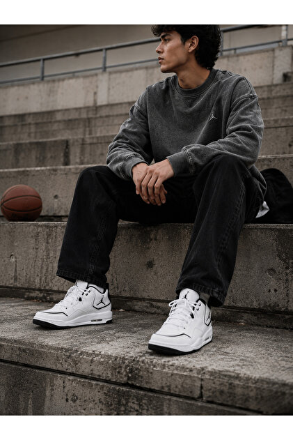 Nike Air Jordan Courtside 23 Erkek Deri Beyaz Sneaker Günlük Spor