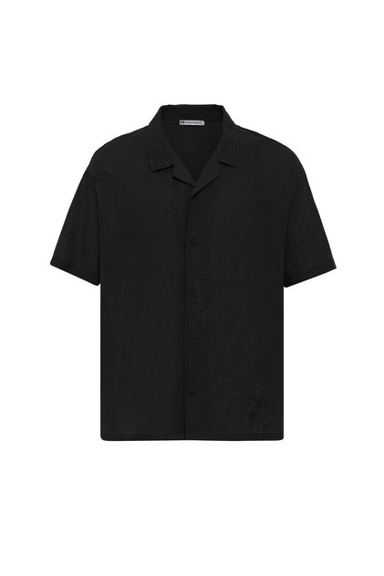 Oversize Embroidery Detailed Short Sleeve Shirt
