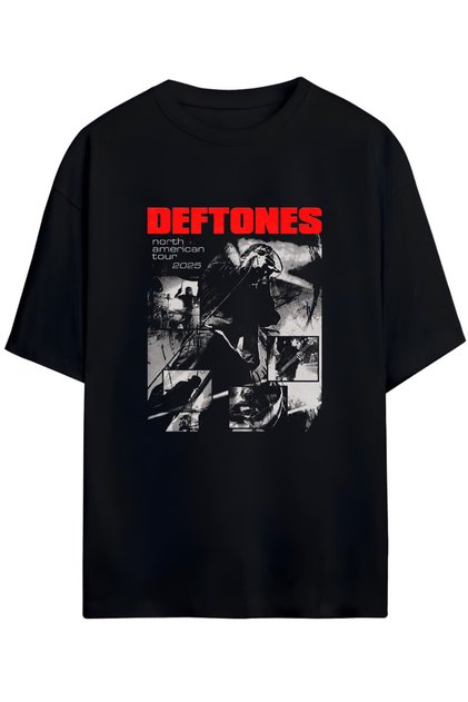 Deftones Özel Tasarım Baskılı Premium Pamuklu Unisex Tişört
