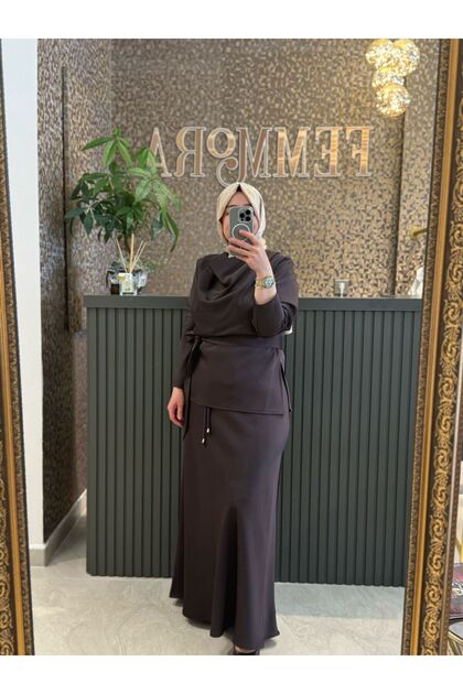 Satin Grace Etekli Takım