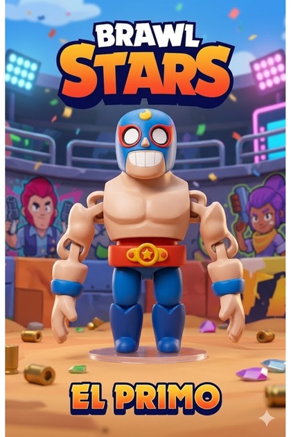 Giftbox3d BRAWL STARS SHELLY KARAKTER FİGÜRÜ 20 CM - Fiyatı, Yorumları