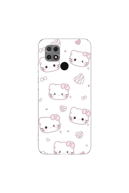 Poco C40 Compatible Hello Kitty Design Transparent Case