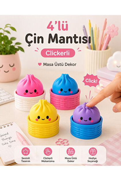 GiginGo Sukuşi 4'lü Premium Renk Seti - Çin Mantısı Clickerlı