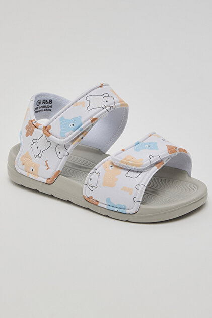 Printed Velcro Sandals
