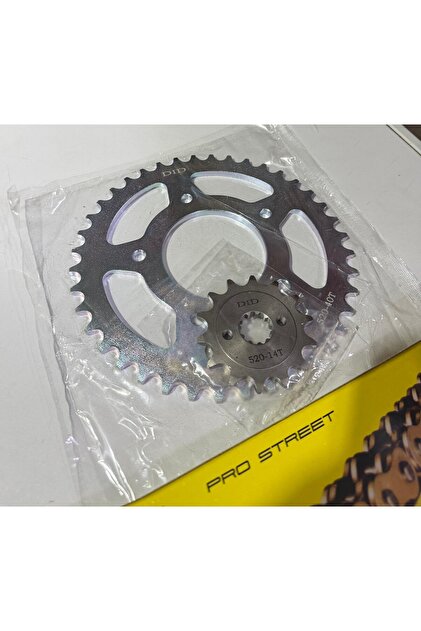 Genel Markalar CF MOTO SR250 - NK250 ZİNCİR DİŞLİ SETİ ÖN 14T-ARKA