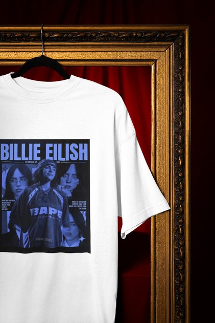 Billie Eilish Printed Circular Neck Cotton Oversize Fit Unisex Tshirt