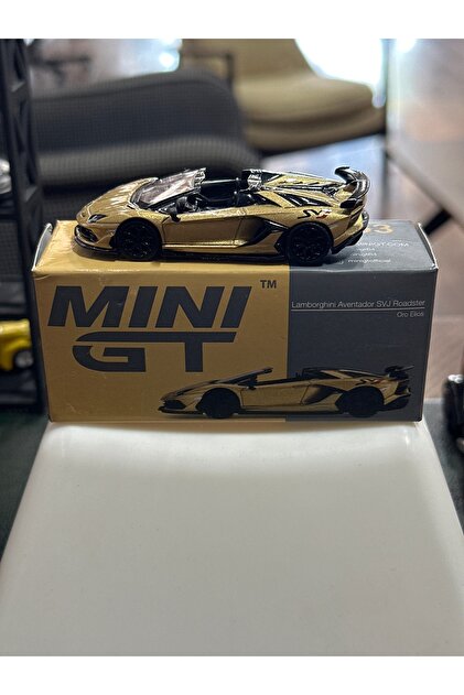 mini gt LAMBORGHINI AVENTADOR SVJ ROADSTER ORO ELIOS - Fiyatı