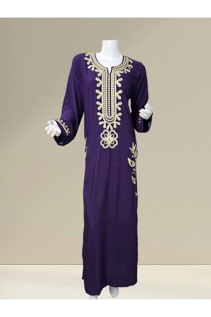 Embroidered Jilbab in Multi Colour