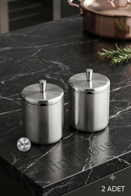 Ege Small Size 2-Piece Elite 430 Stainless Steel Spice Rack Home, Cafe, Restaurant, Hotel