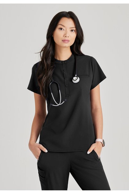 Unify But163 Mission Women's Scrubs Single Top – Imported, Luxe360 Fabric, 4-Way Stretch Doctor/Nurse Uniform