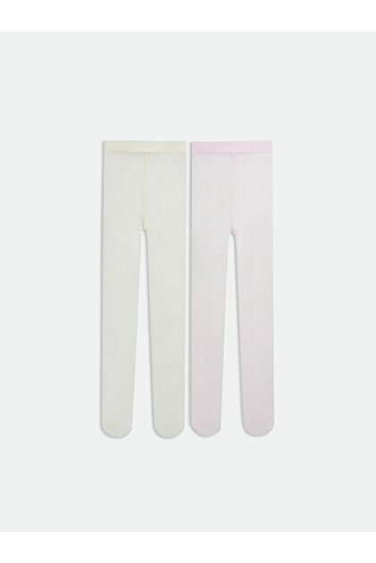 Girl's Thin Pantyhose 2-Pack (S6)