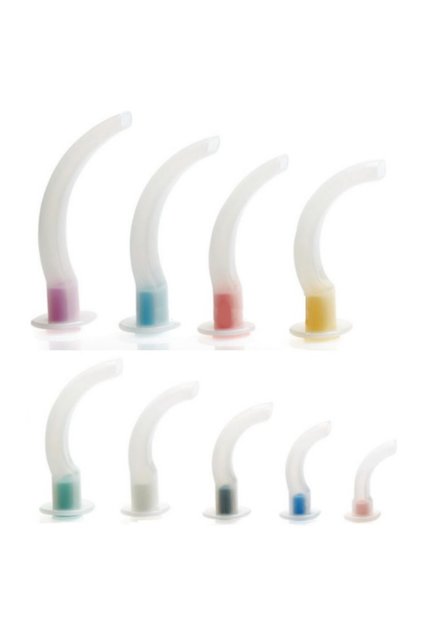 Pipa tip Guedel Prima, sterila, polietilena semirigida, marimea 00 - albastru, lungime 50mm