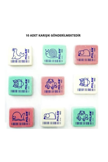 460 Esnek Sentetik Mini Silgi (10 Adet fiyatıdır)