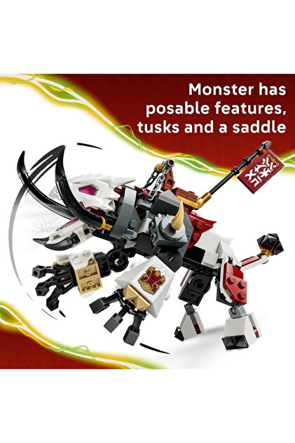 LEGO NINJAGO Zilvar and Grimtak the Dragon Beast, 232 Pieces- Trendyol