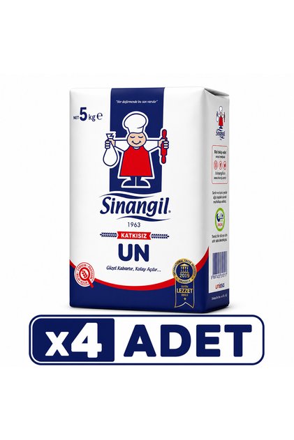 Un 5 kg x4 Paket – Hamur İşleri ve Yemekler İçin Yüksek Kalite Un