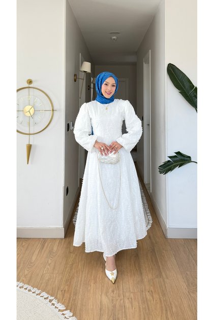 New Season Women's Swan Lined Cotton Dress