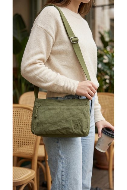Women's Minimalist Long Strap Waterproof Imported Shoulder Strap Crossbody Bag 23*14.5