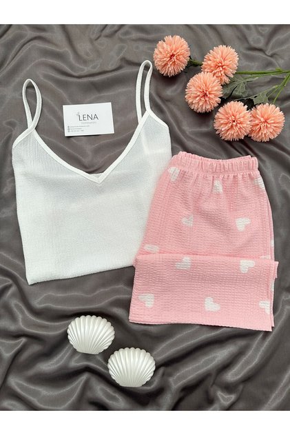 Women's Strappy Wrap Shorts Pajama Set