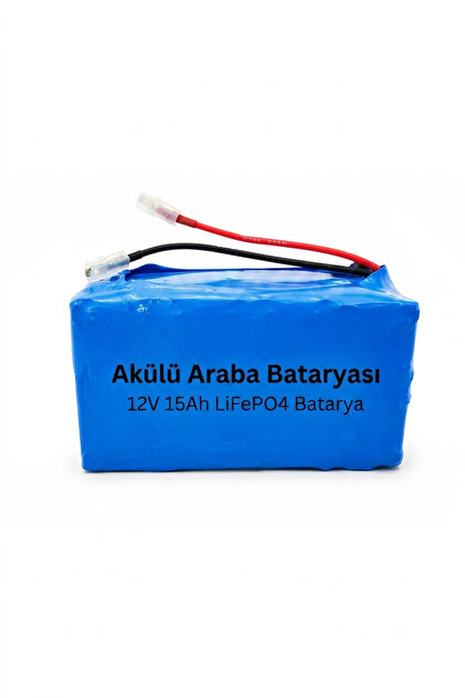 MAMSHOP 12 Volt 15 Ah Lifepo4 Batarya (Akülü Araba İçin) - Fiyatı