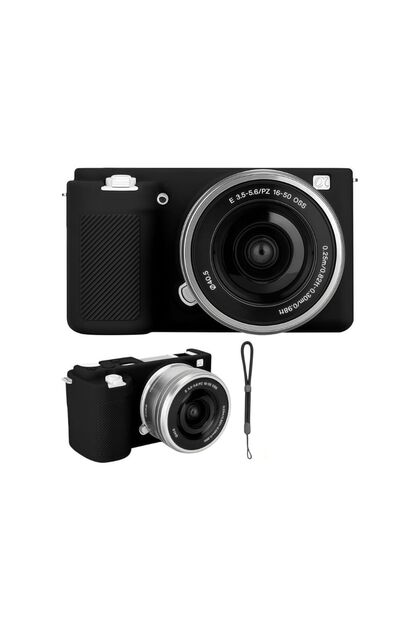 Sony Zv-e10 Uyumlu Silikon Koruyucu Kılıf, Yumuşak, Darbeye Dayanıklı