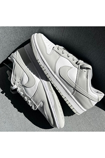 Nike Sports Shoes Dunk Low Fog Grey/ Light Smoke Gray DD1391-103