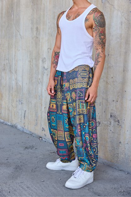 Men's Loose Street Style Shalwar Trousers