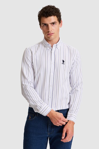 Men's Navy Blue Long sleeve Shirt 50324767-VR033