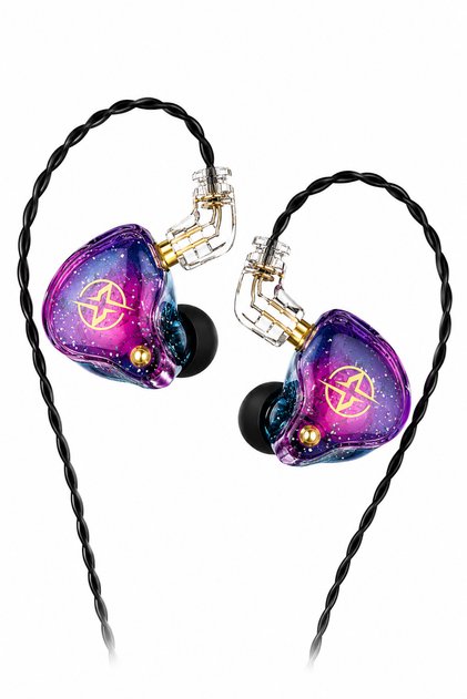 X3 PRO PURPLE PROFESYONEL Dinamik Sürücü In Ear Monitör IEM Kablolu Kulak İçi Oyuncu Yayıncı Günlük Kullanım Kulaklık ( 3.5mm Jacklı )
