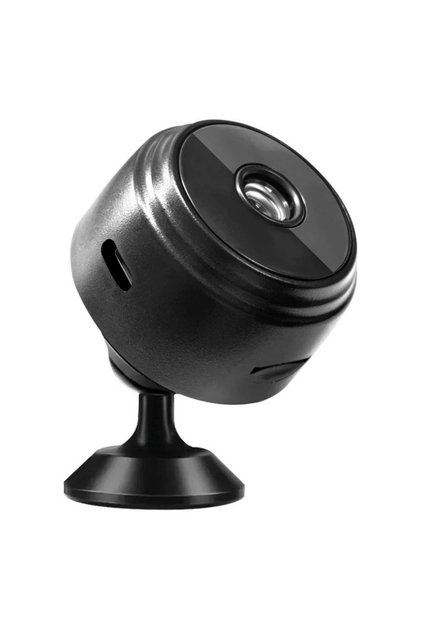 black Wireless WiFi Mini 1080P Camera Night Vision Phone Remote View Baby Monitor Pet Nanny Cam Home