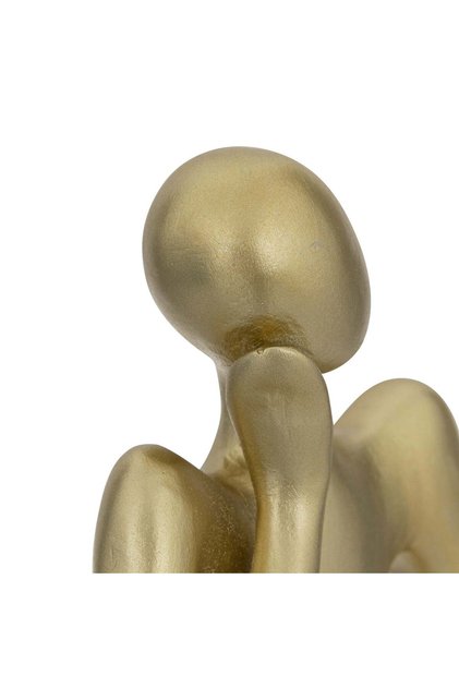 Set de 3 statuete "Femeie " - Aurii, H.17 cm