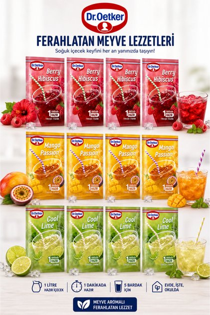 Berry Hibiscus&Cool Lime&Mango Passion 12x90 gr