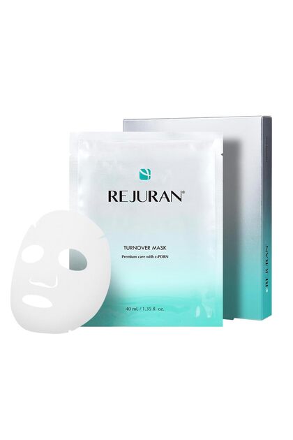 ® Turnover Mask, c-PDRN® (5ea) – Original Salmon DNA for Firming, Hydration, Repairing & Revitalizing. Achieve Youthful, Radiant Skin. Korean Skincare. Ultra Microfiber Sheet Mask