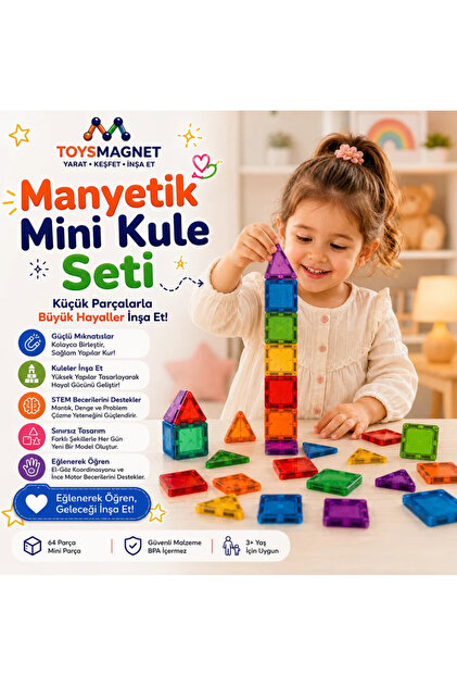 ™ Manyetik Mini Kule Seti