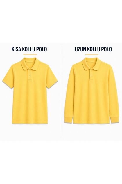 KIZ-ERKEK POLO YAKA OKUL LAKOST TİŞÖRT UZUN KOL - KISA KOL DAYANIKLI KUMAŞ
