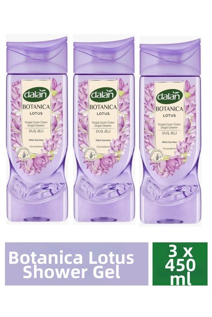Shower Gel Botanica Lotus 450 ml X 3 Pcs